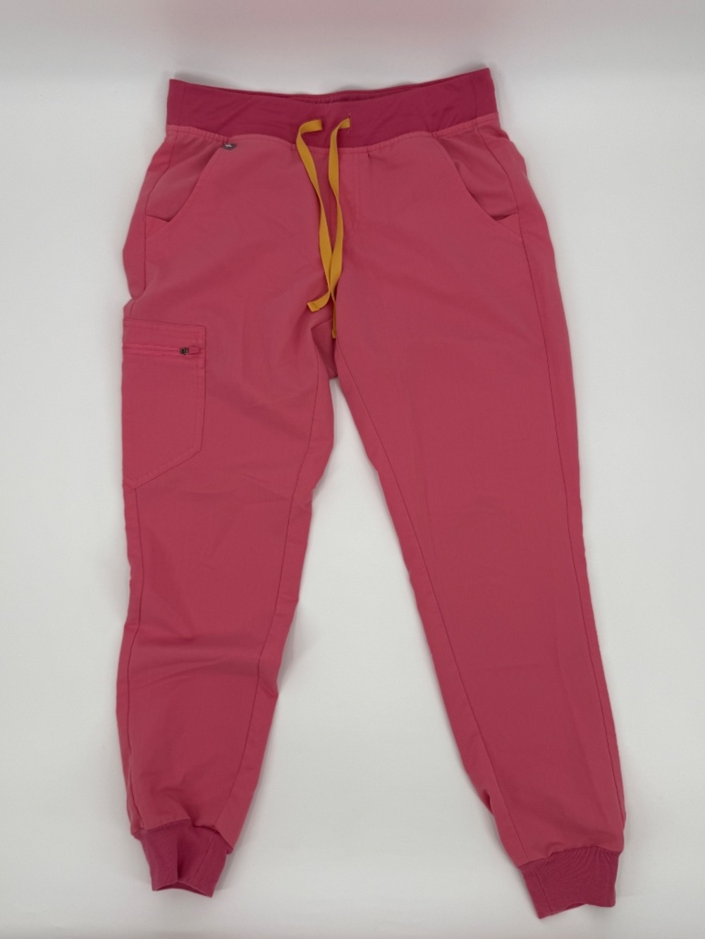 FIGS Scrub Set Limited Pink Yellow 1-Pocket Top Zamora Jogger Set Nurse Women S - Picture 6 of 9